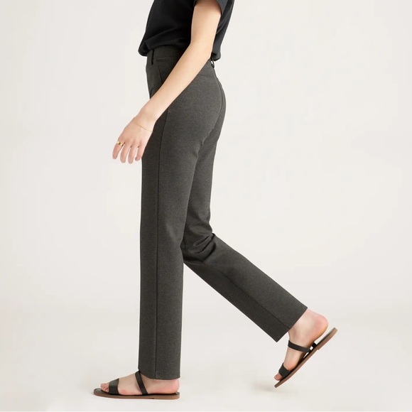 Quince Ultra-Stretch Ponte Straight Leg Pant - Picture 3 of 12